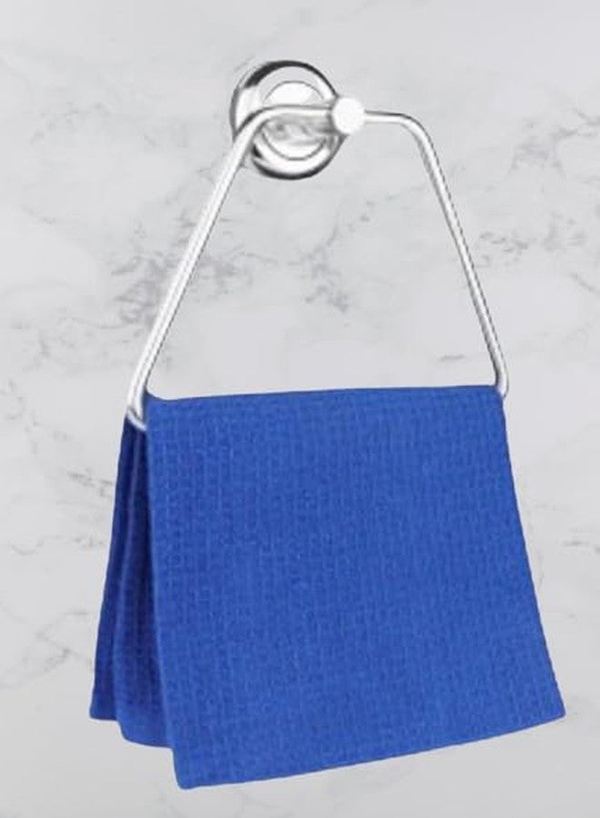 JAGGER JAG225 حلقات مناشف مثلثة/حامل مناشف/حامل مناشف يد/حامل مناديل/حامل مناشف للحمام والمطبخ وحوض الغسيل (فضي، عبوة من قطعة واحدة) - Image 2